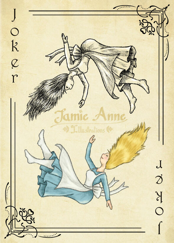 Wonderland Card Design